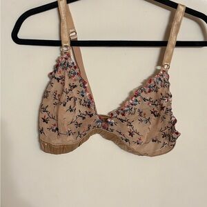 Sofia Intimates by Sofia Vergara Tan Floral Bra